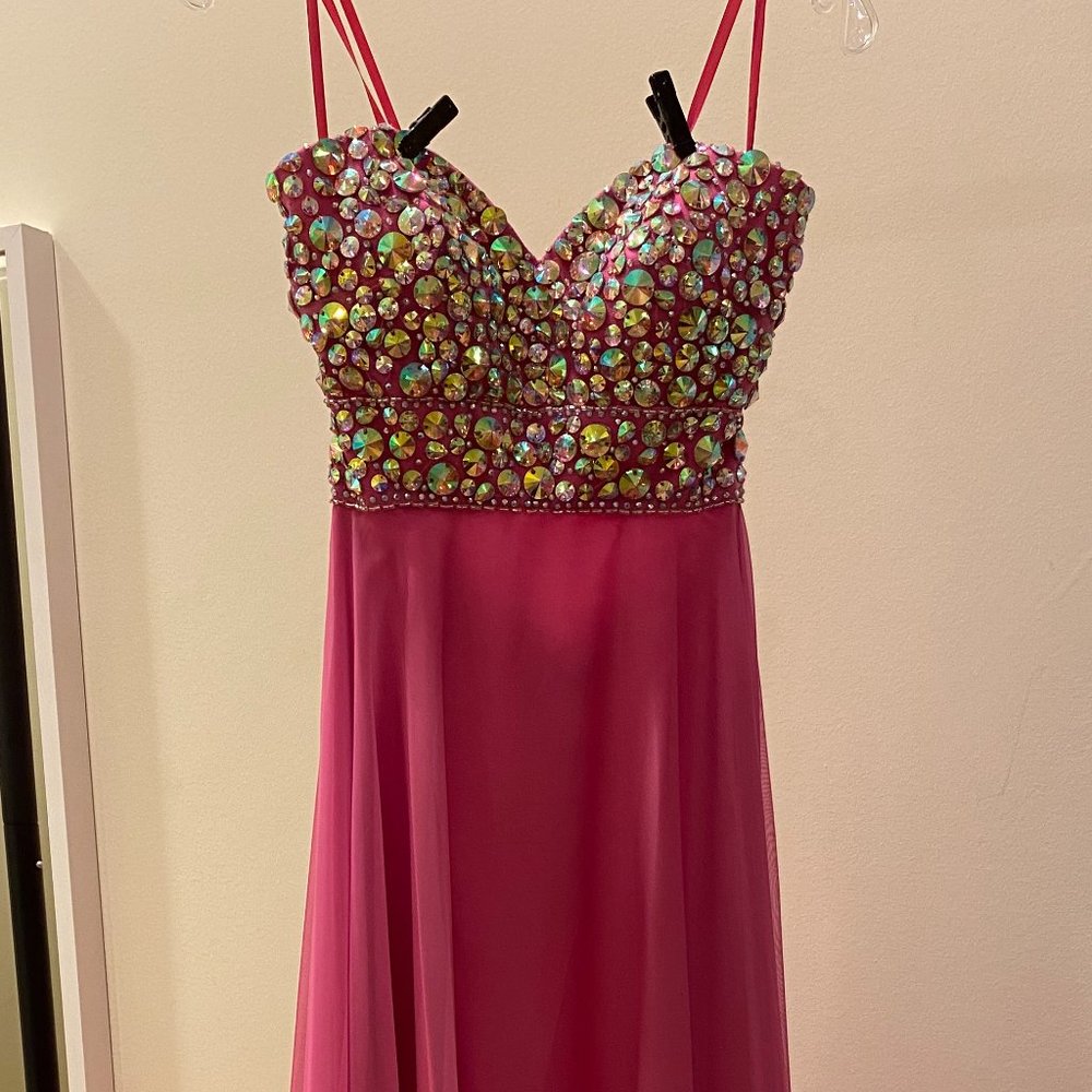 Strapless Prom Gown